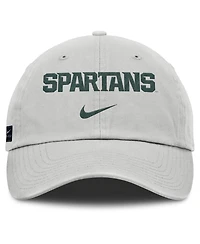 Nike Men's Gray Michigan State Spartans 2025 On-Field Gameday Club Adjustable Hat