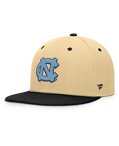 Fanatics Men's Gold/Black North Carolina Tar Heels Balance Fitted Hat