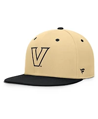 Fanatics Men's Gold/Black Vanderbilt Commodores Balance Fitted Hat