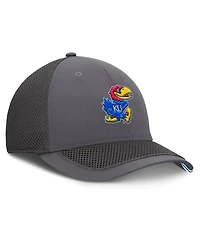Fanatics Men's Gray Kansas Jayhawks Clincher Flex Hat