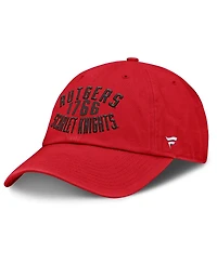 Fanatics Men's Scarlet Rutgers Scarlet Knights Archer Adjustable Hat