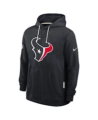 Nike Men's Navy Houston Texans Sideline Initial Home Performance Pullover Hoodie