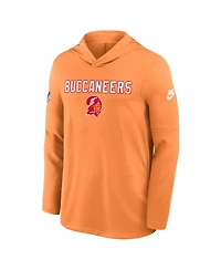 Nike Men's Orange Tampa Bay Buccaneers Alt Pack Pass Accuracy Performance Long Sleeve Hoodie T-Shirt