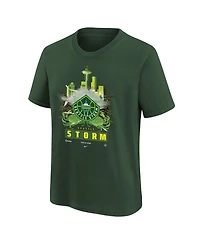 Nike Big Boys and Girls Green Seattle Storm Original Content T-Shirt