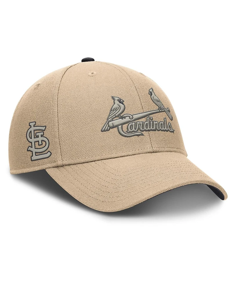 Nike Men's Khaki St. Louis Cardinals Rise Adjustable Hat