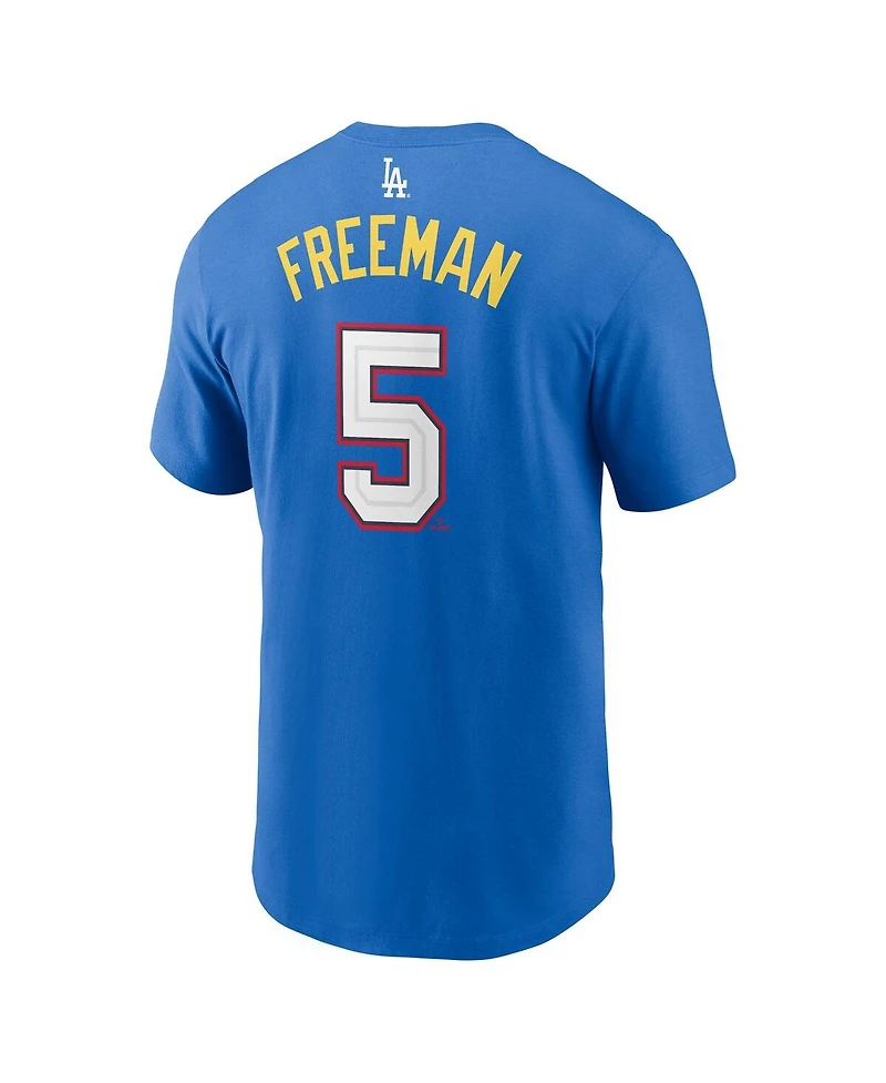 Nike Men's Freddie Freeman Royal National League 2025 All-Star Edition Name Number T-Shirt