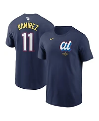 Nike Men's Jose Ramirez Navy American League 2025 All-Star Edition Name Number T-Shirt