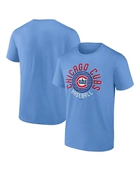 Fanatics Men's Light Blue Chicago Cubs Alt Circle T-Shirt