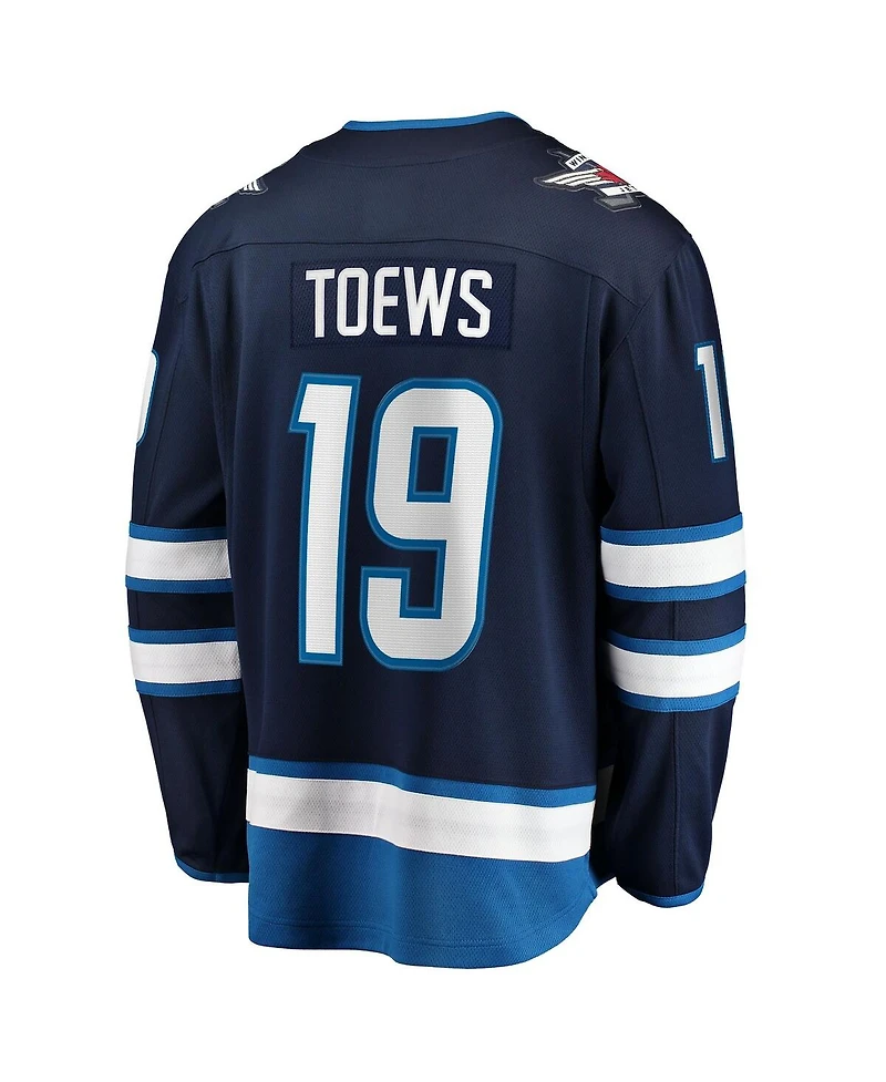 Fanatics Men's Jonathan Toews Navy Winnipeg Jets Home Breakaway Jersey
