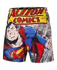 Lids Men's Black Superman Big Print Mesh Shorts