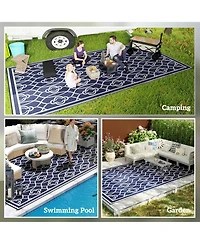 Outsunny Outdoor Rug, 9' x 18' Floor Mat