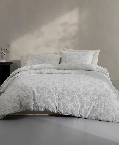 Calvin Klein Cascade Cotton Yarn-Dyed 3-Pc. Duvet Cover Set, King