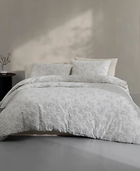 Calvin Klein Cascade Cotton Yarn-Dyed 3-Pc. Duvet Cover Set, King