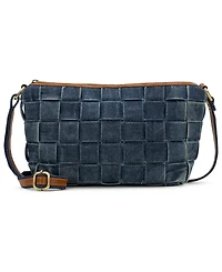 Patricia Nash Andali Small Denim Woven Crossbody
