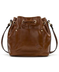 Patricia Nash Bellona Small Leather Drawstring Bag