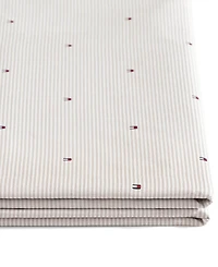Tommy Hilfiger Ithaca Flag Stripe Cotton Percale 4-Piece Sheet Set, Queen