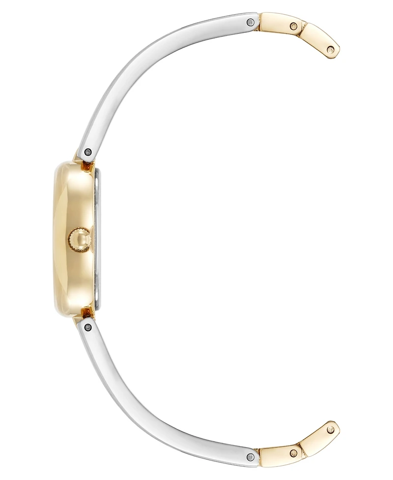 Anne Klein Women's Quartz Two-Tone Metal Alloy Bangle Watch, 18mm