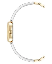Anne Klein Women's Quartz Two-Tone Metal Alloy Bangle Watch, 18mm