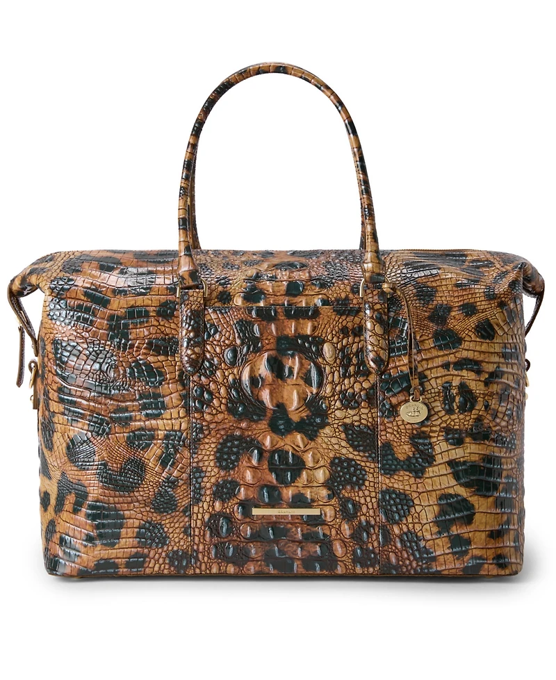 Brahmin Duxbury Weekender Melbourne Leather Extra-Large Travel Duffel Bag