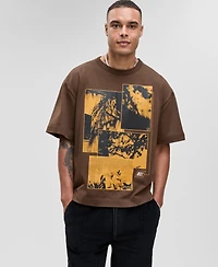 Mode of One Men's Relaxed-Fit Digital Photo Print T-Shirt, Macy's Exclusive