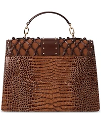 Brahmin Hallie Leather Satchel
