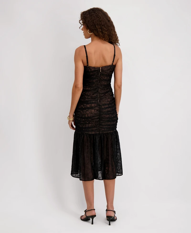 Siena Women's Lace Sleeveless Midi Dress