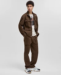 Mode of One Men's Relaxed-Fit Cargo Jacket, Macy's Exclusive