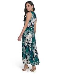 Calvin Klein Women's Sleeveless Jersey Fit & Flare Midi Dress