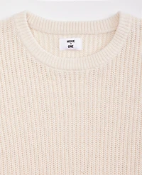 Mode of One Men's Long-Sleeve Relaxed Crewneck Sweater, Created for Macy's