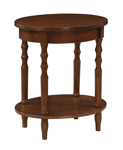 Convenience Concepts 24" Wood Classic Accents Brandi Oval End Table