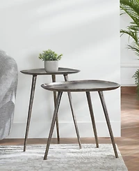 Convenience Concepts 19" Bali Metal End Table