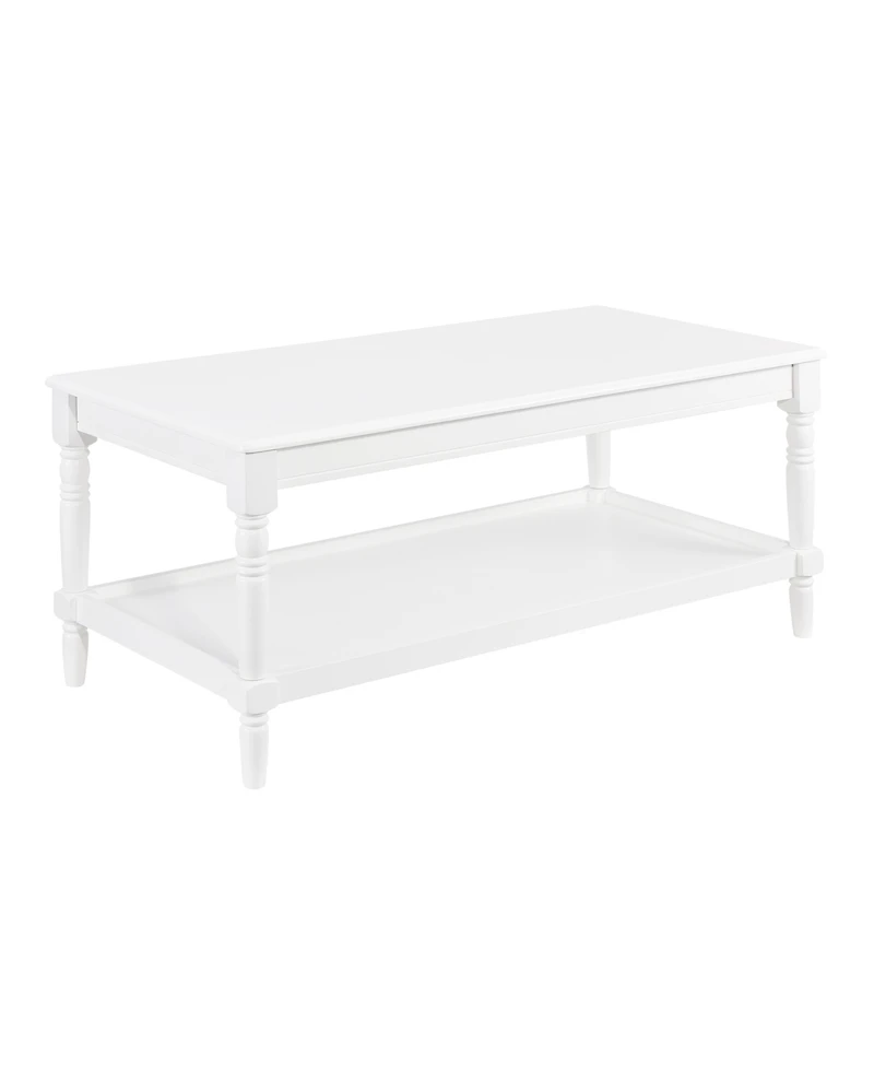 Convenience Concepts 20" Wood French Country Manor No Tools Coffee Table