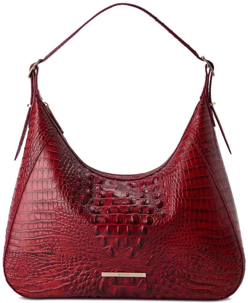 Brahmin Edie Large Alden Road Leather Shoulder Bag