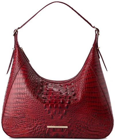 Brahmin Edie Large Alden Road Leather Shoulder Bag