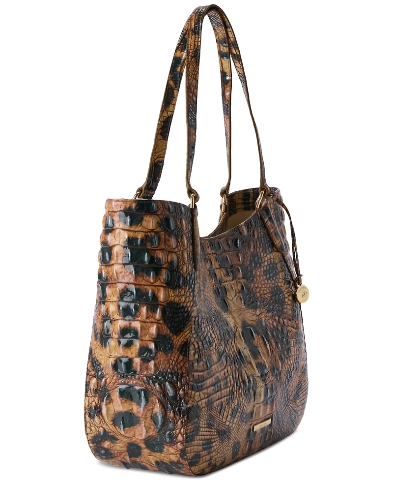 Brahmin Aliza Impression Melbourne Leather Tote
