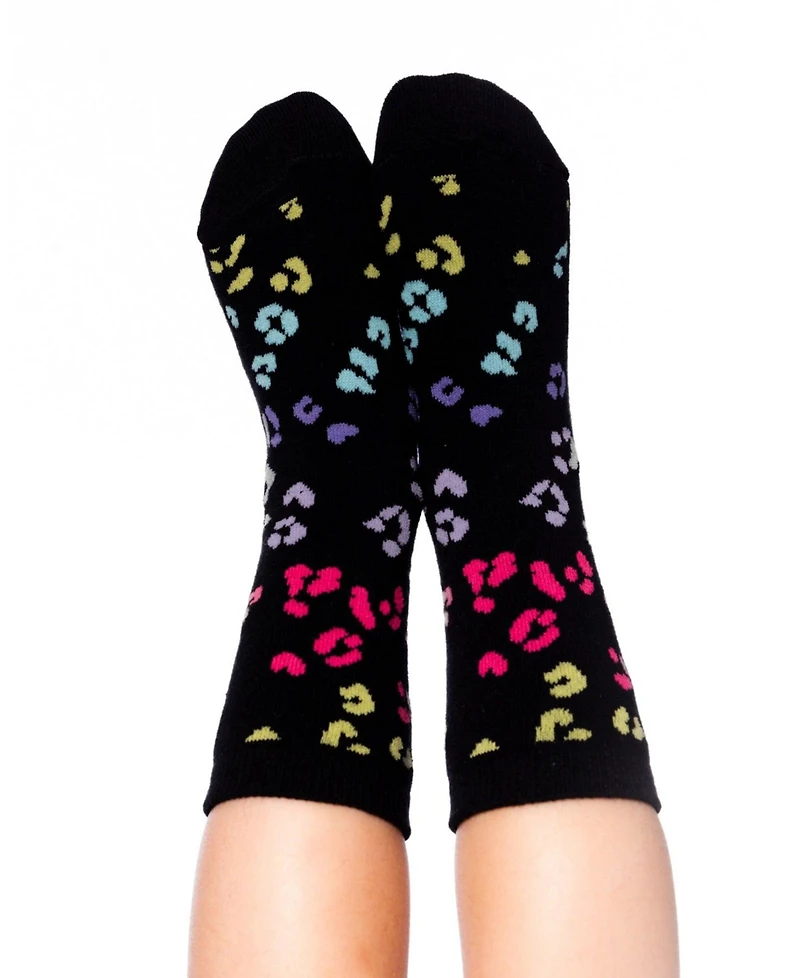 Deux par Girl 3-Pack Knit Socks Black and Multicolor - Toddler|Child