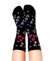 Deux par Girl 3-Pack Knit Socks Black and Multicolor - Toddler|Child