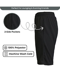 Galaxy By Harvic Women's Loose Fit Moisture Wicking Performance Mesh Shorts