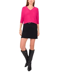 Vince Camuto Women's V-Neck Dolman-Sleeve Sweater