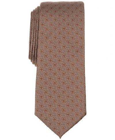 Alfani Men's Tundra Abstract Pattern Tie, Macy's Exclusive