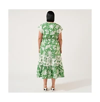 Estelle Amazonia Tiered Cotton Dress
