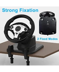 Nbcp Gaming Racing Wheel with 270°/900° Rotation, Dual-Motor Feedback & Paddle Shifters – Compatible with Xbox, PS4, PS3, Pc, Switch