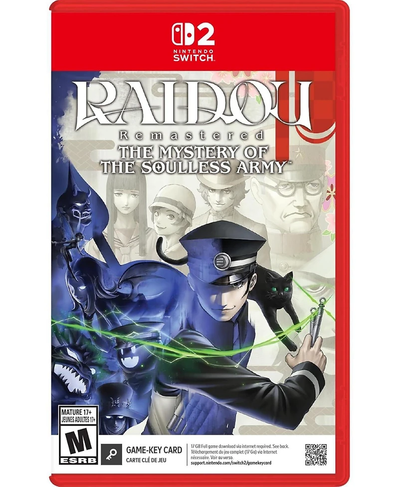 Sega Games Raidou: Remastered The Mystery Of The Soulless Army for Nintendo Switch 2 (Game-Key Card)