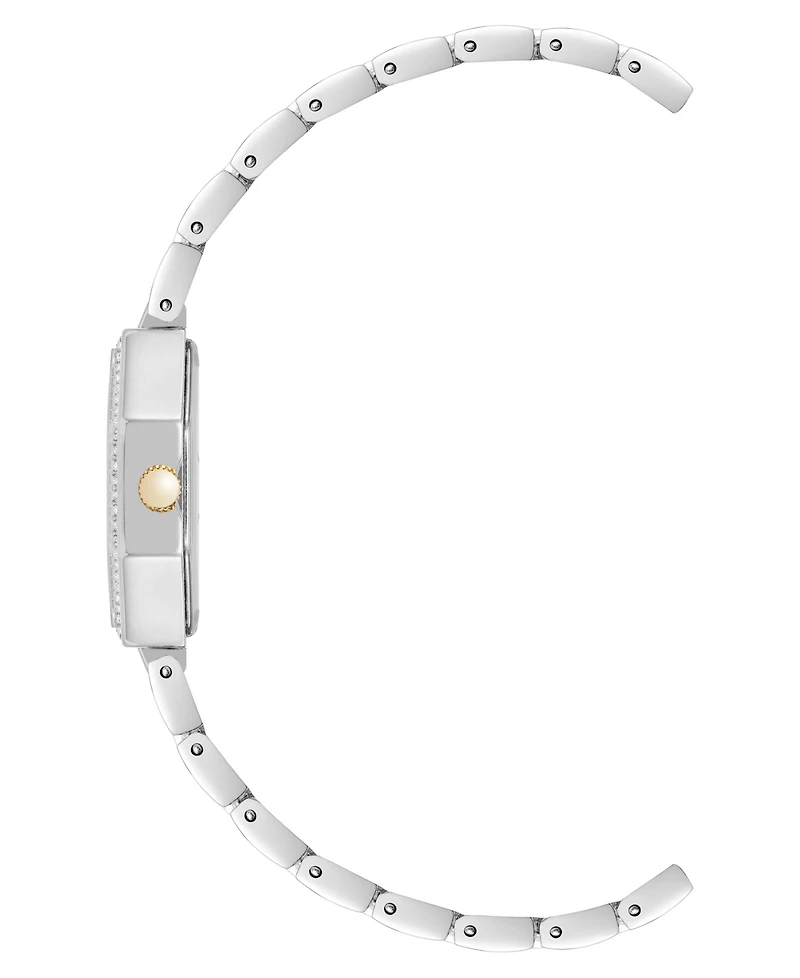 Anne Klein Women's Quartz Unique Octagonal Two-Tone Metal Alloy Watch, 26mm