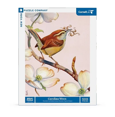 New York Puzzle Company Carolina Wren 500 Piece Puzzle