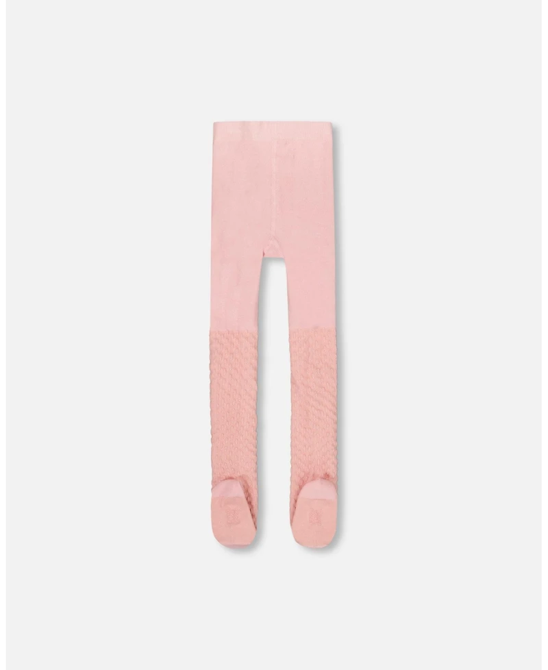 Deux par Girl Knit Tights Pink - Toddler|Child