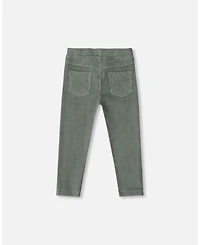 Deux par Girl Stretch Velour Tregging Jade Green - Toddler|Child
