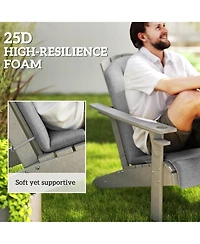 Outsunny 4PCS Adirondack Chair Cushion, Outdoor Cushions,