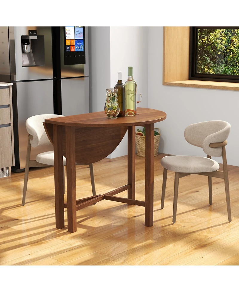 Volenca Dual Drop Leaf Dining Table for Small Spaces