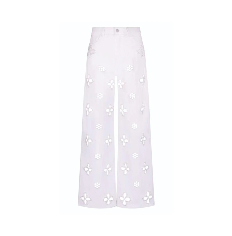 The Noli Shop Women's Kaia Pearl High Rise Jean